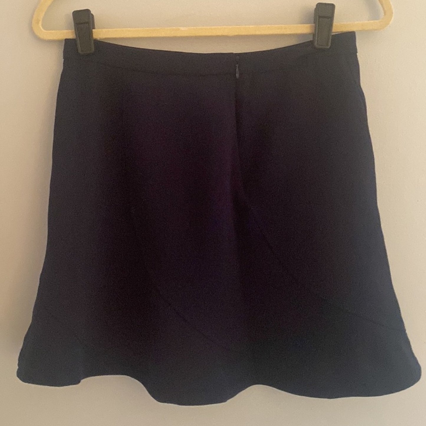 J. Crew Navy Flutter Skirt Size 2