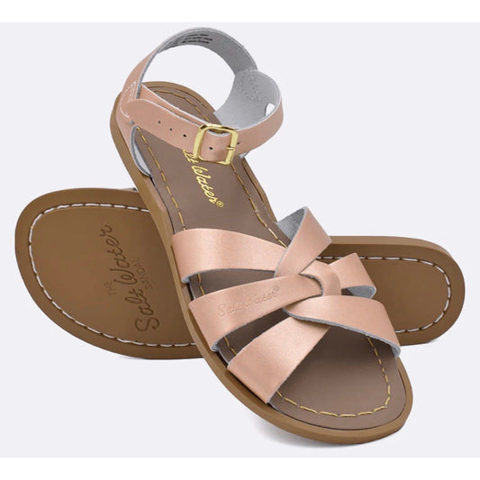 Salt Water Original Sandals in Rose Gold Size 6