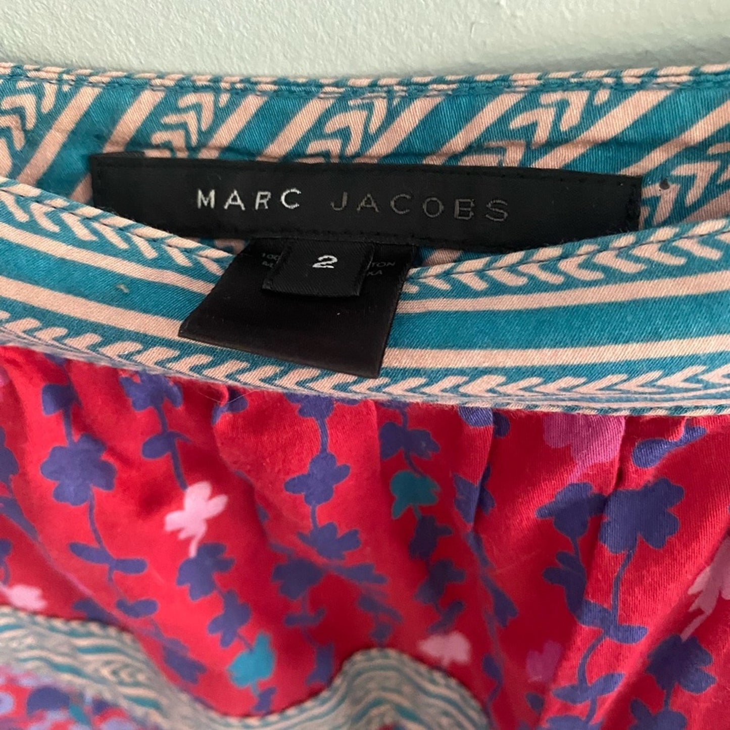 Marc Jacobs Floral Tiered Skirt Size 2