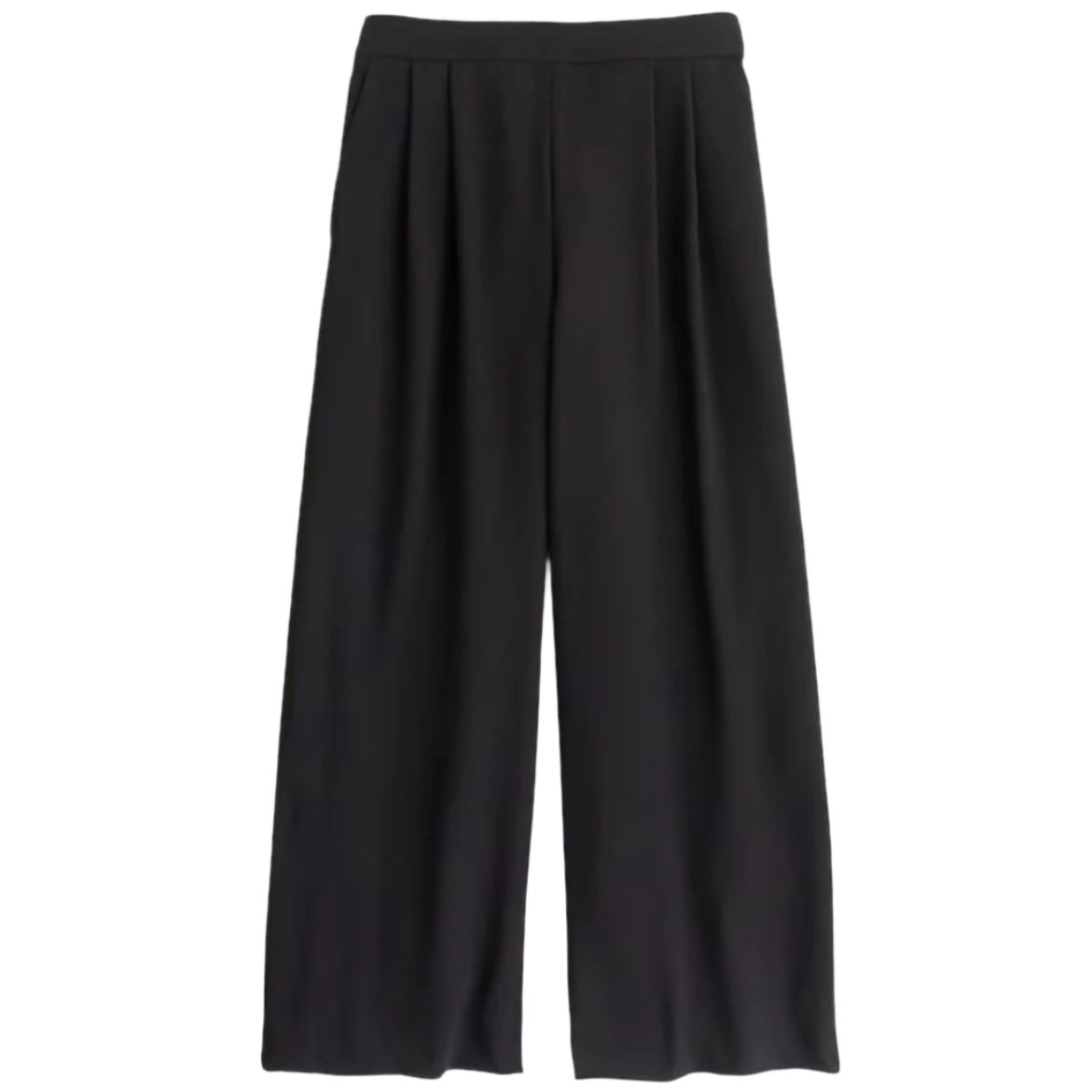 NWOT J. Crew 365 Black Crepe Pull on Cropped Pants Size 12T