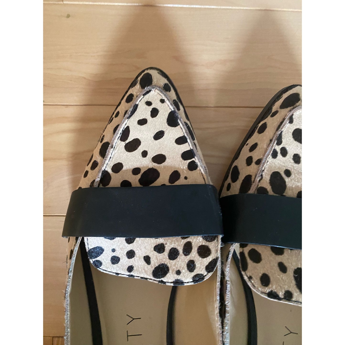 Sole Society Cheetah Print Hair Pointed Shoes Size 9.5