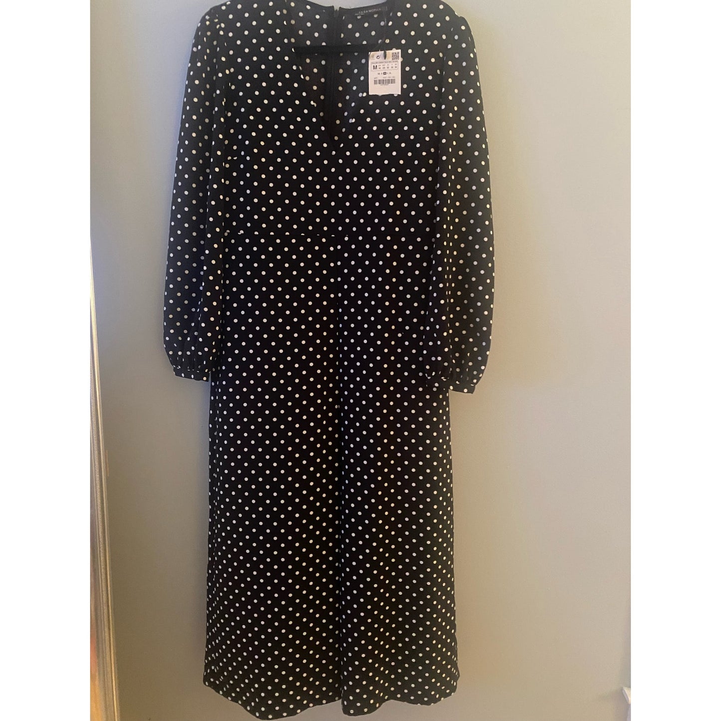 NWT Zara Polka Dot Jumpsuit Size M