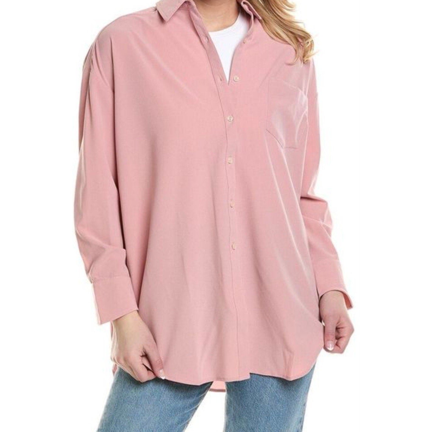 NWT 925 Fit Chez-Mise Pink Shirt Size Xs/S