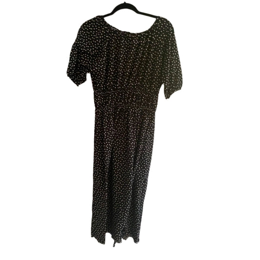 Zara Black Polka Dot Dress Size S