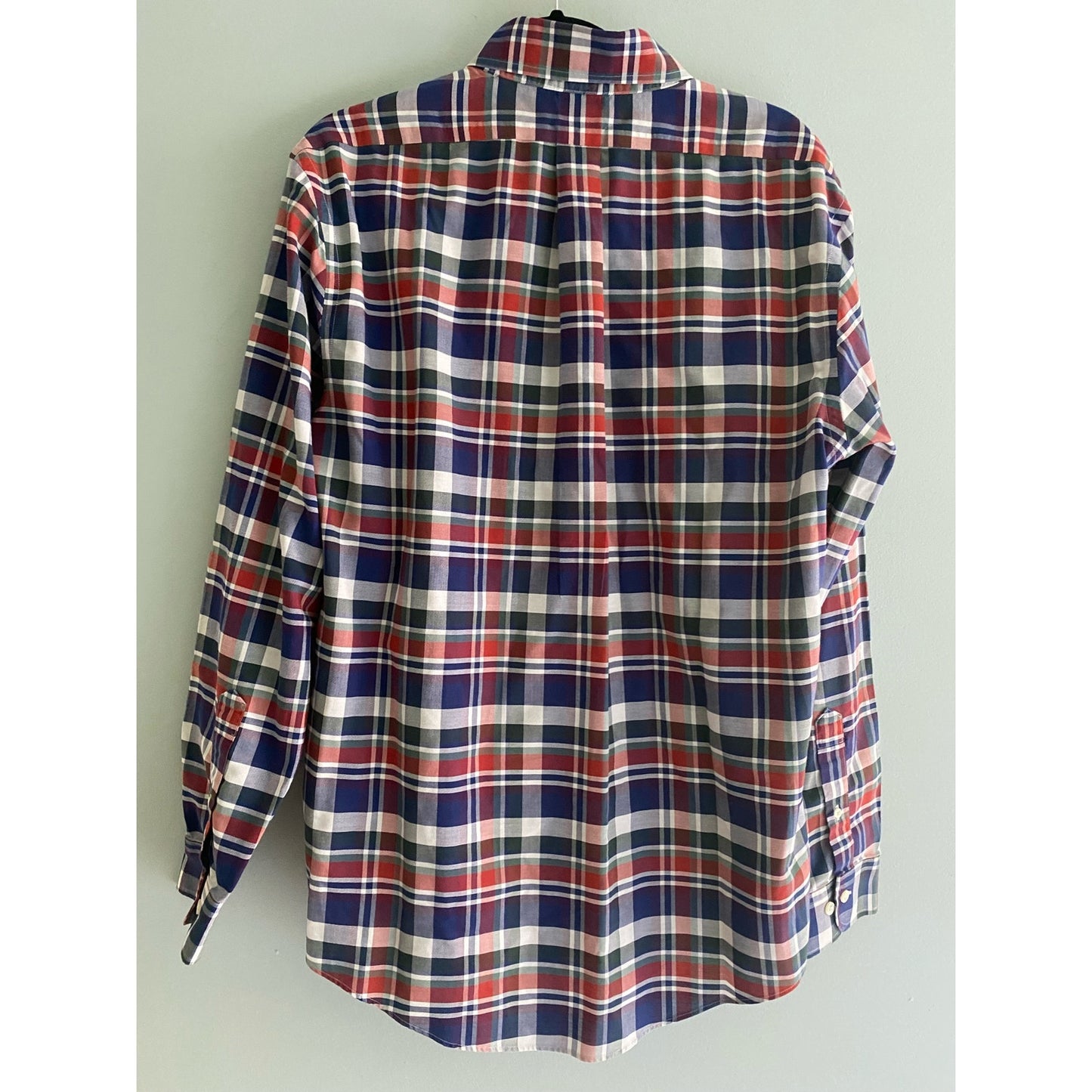 Brooks Brother Non Iron Plaid Shirt Size L