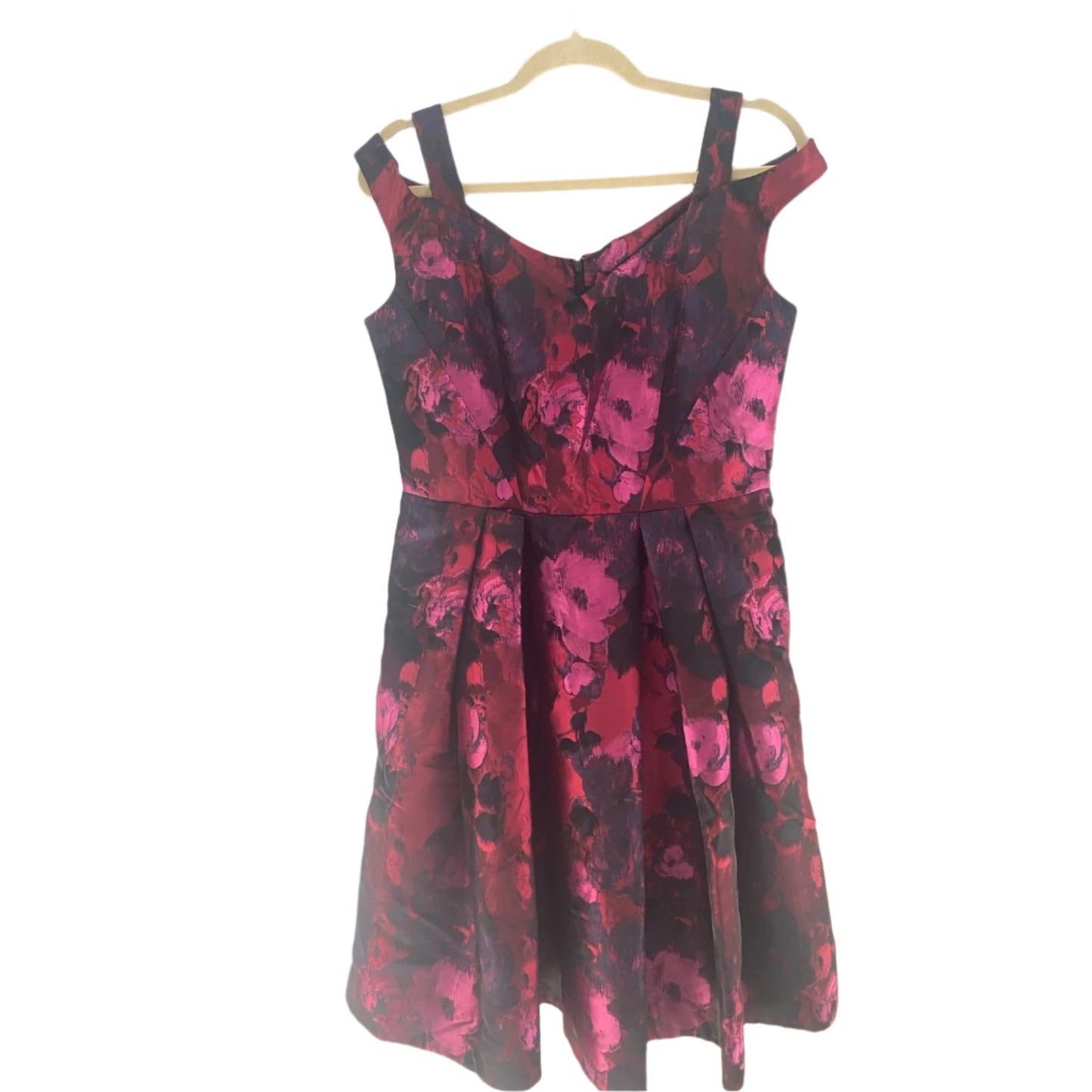 Maggy London Jaquard Floral Formal Dress Size 10