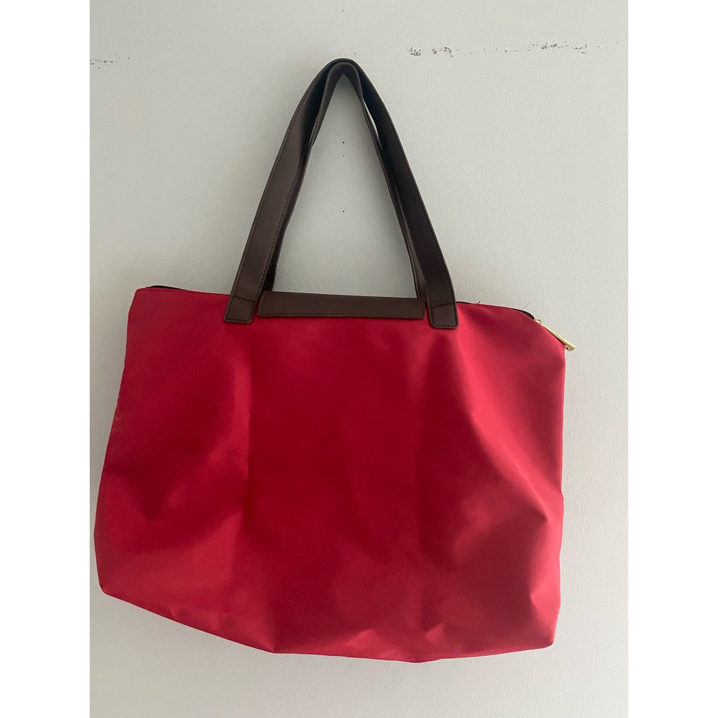 NWOT Cavalli Class Red Nylon Tote Bag