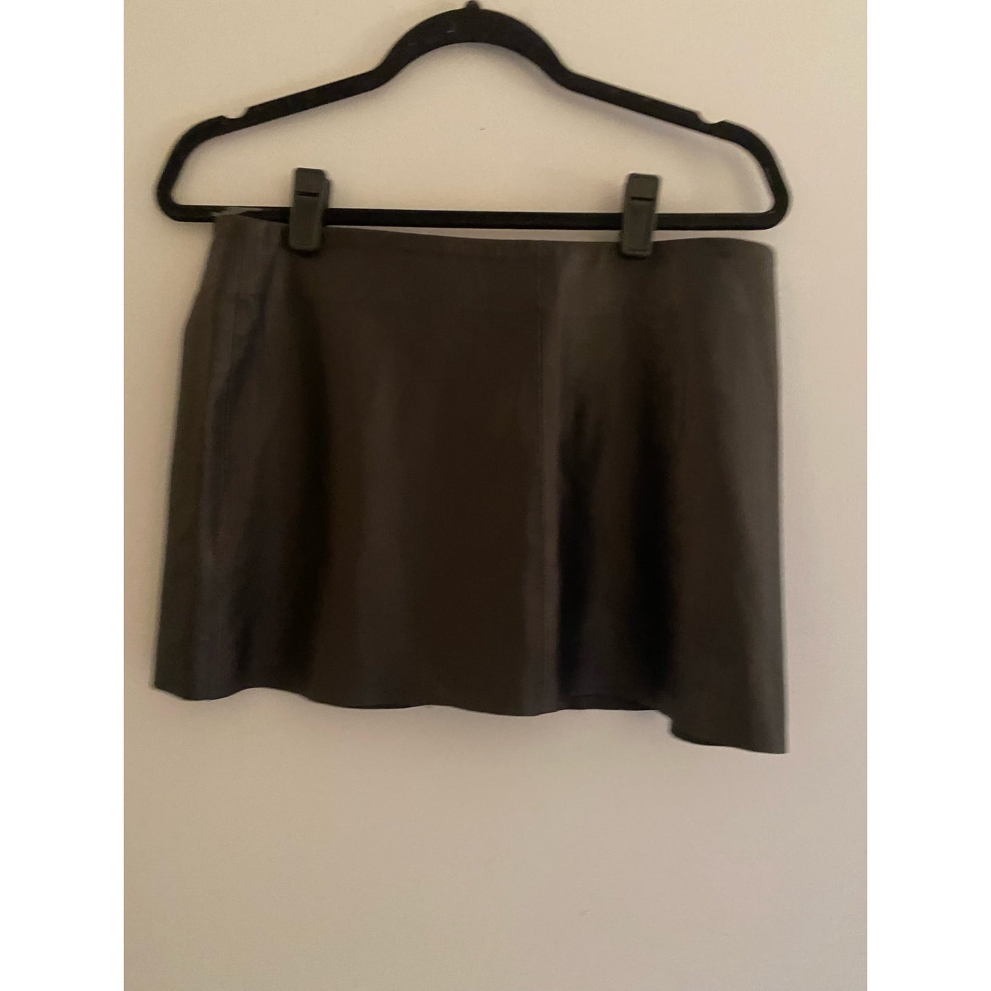 LNA Leather Mini Skirt Size M