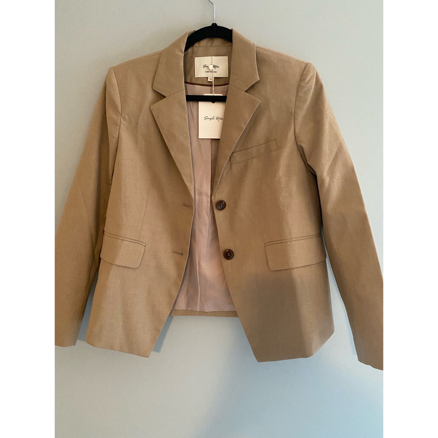 NWT Simply Retro Ashley Khaki Blazer Size XS