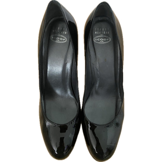 Stuart Weitzman for Scoop Black Patent Pumps Size 8.5