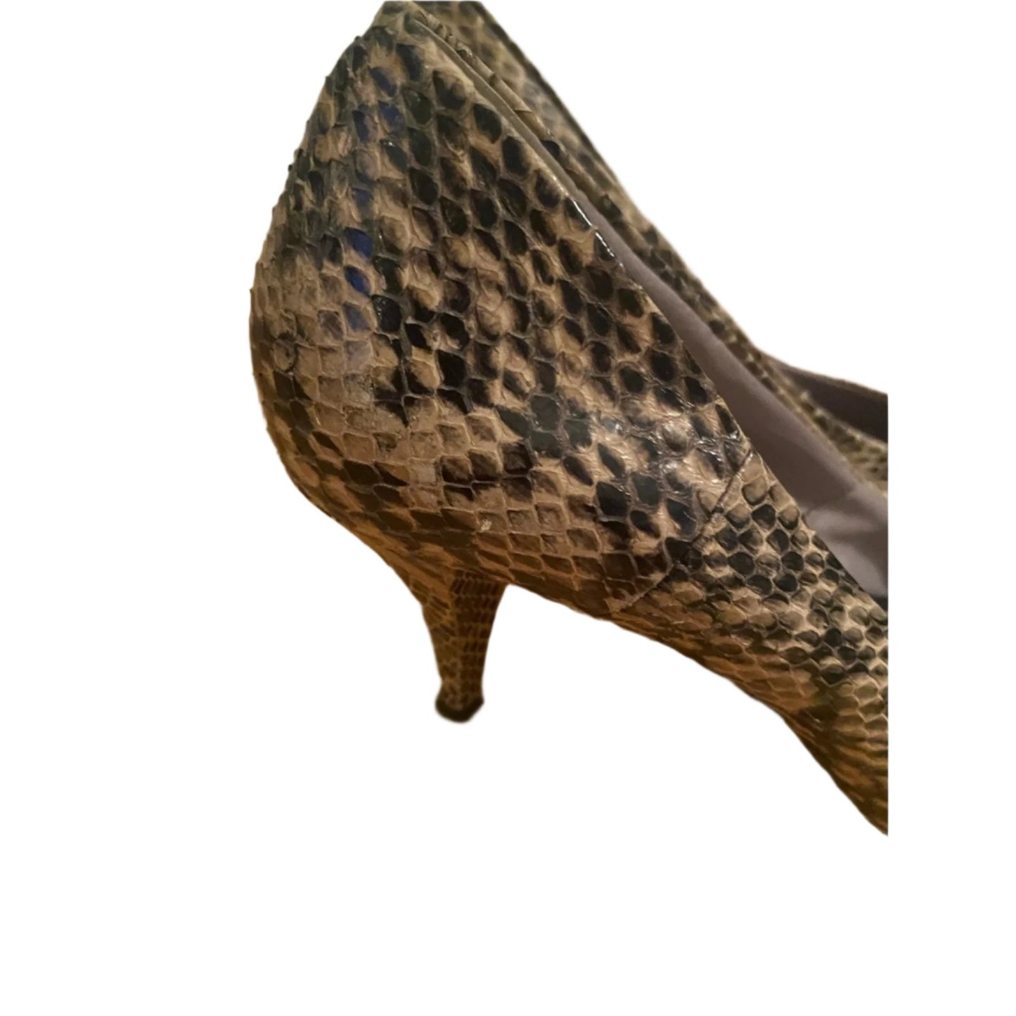 DKNYC Snakeskin Juli Heels Size 9