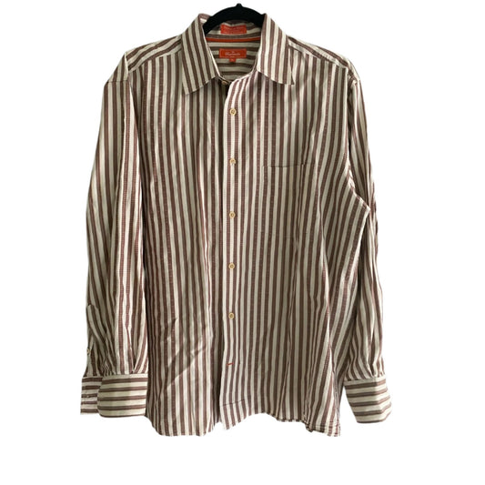 Faconnable Jeans Striped Shirt Size M