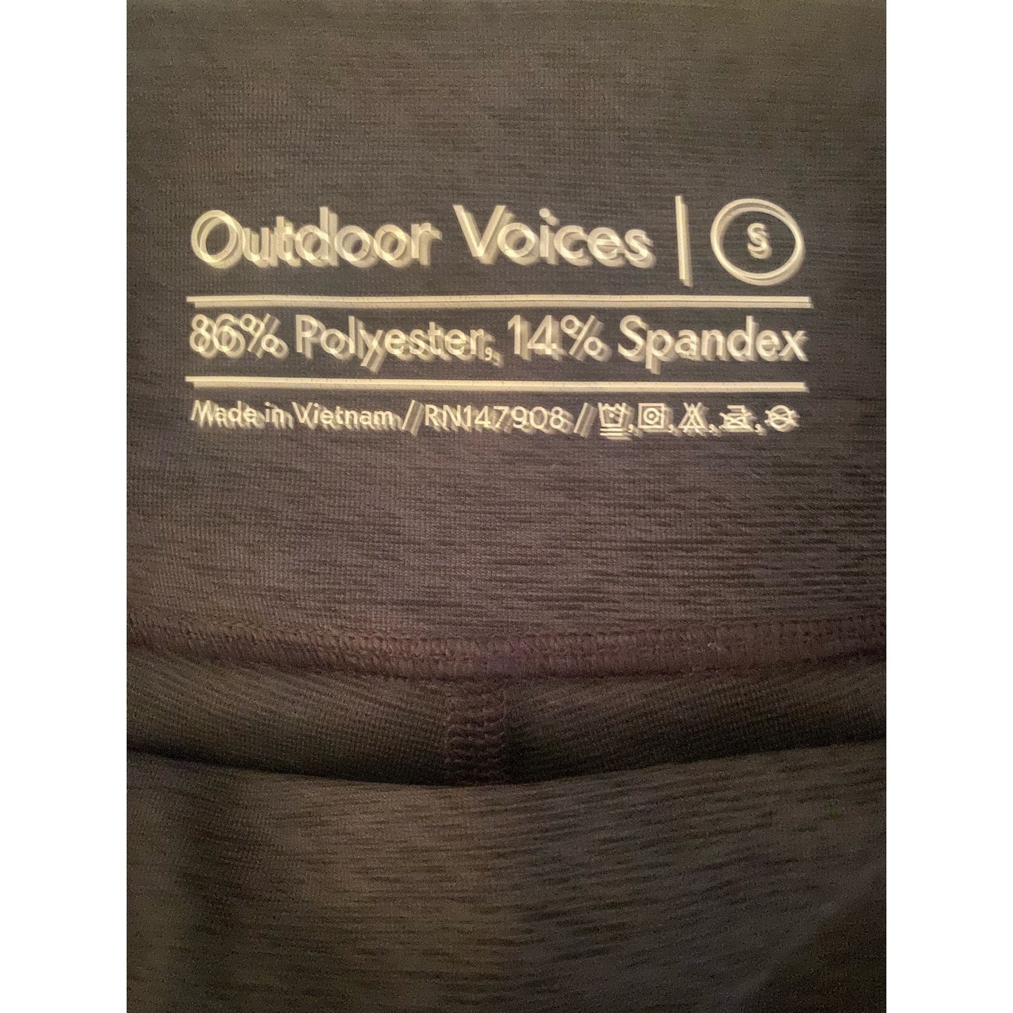 NWOT Outdoor Voices Gray Leggings Size S