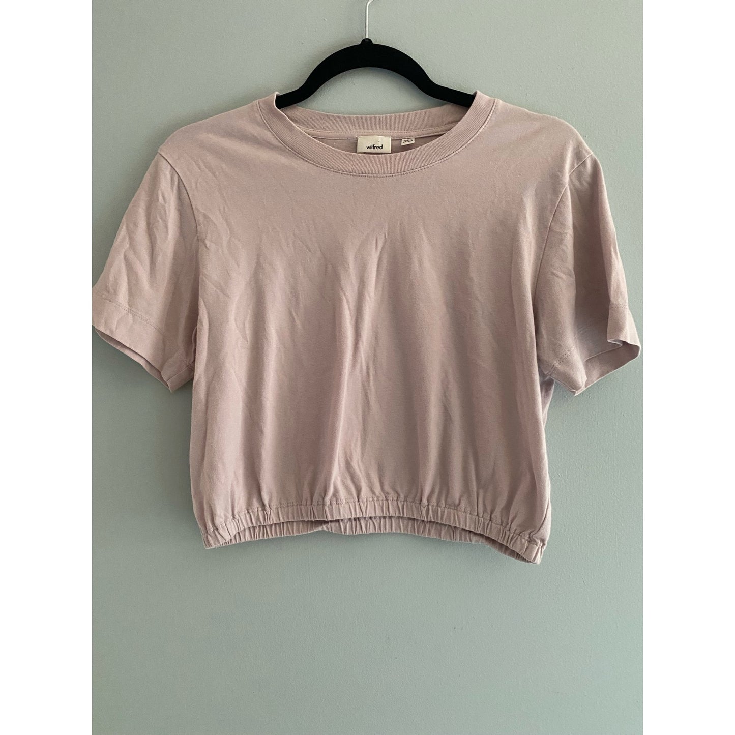 Wilfred Piaf Pink Cropped Top Size M