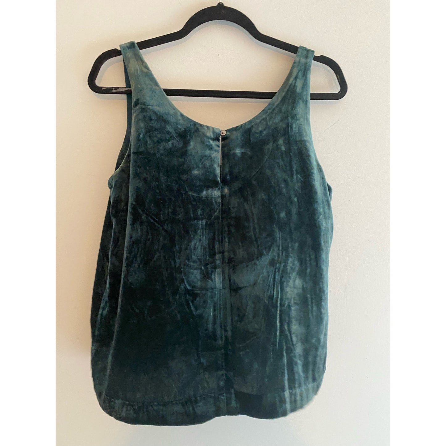 NWT J. Crew Green Velvet Tank Size 8