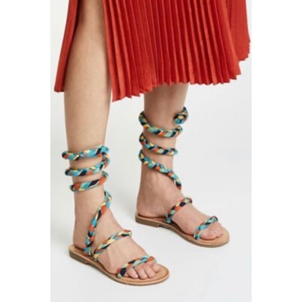 Free People Havana Wrap Gladiator Sandals Size 38