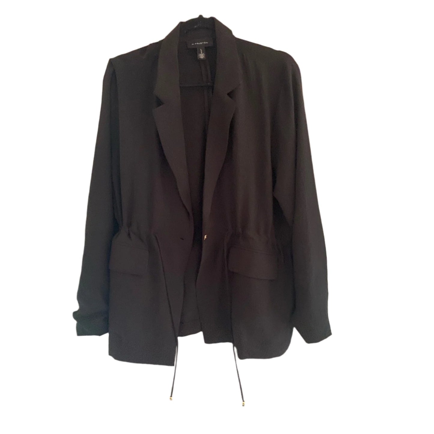 NWOT H Halston Black Jacket Size L