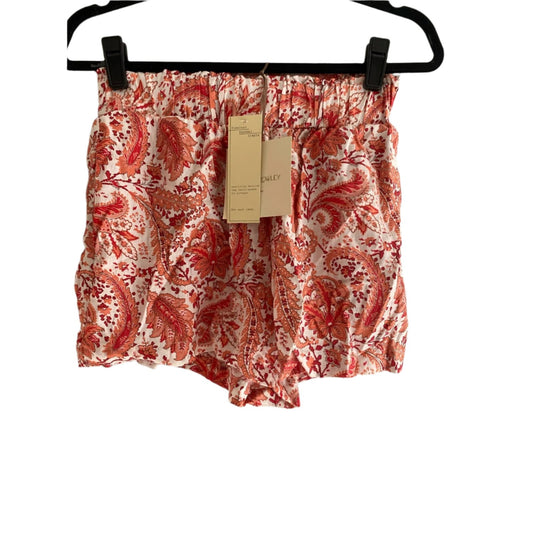 NWT Cynthia Rowley Linen Paisley Shorts Size XS