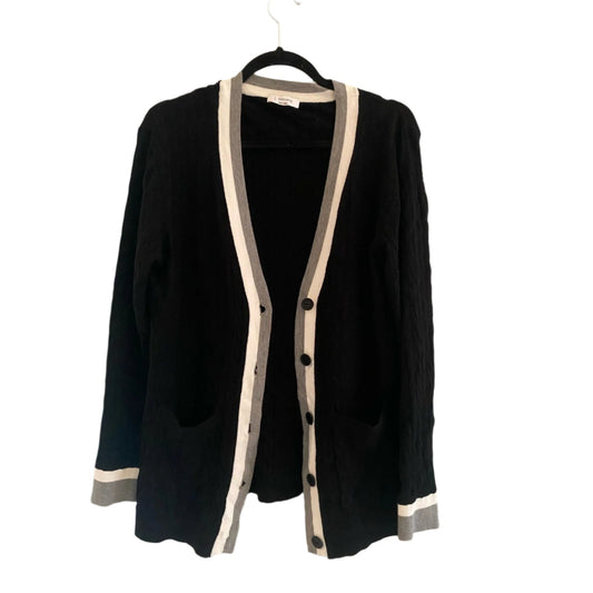 J. Society Black Cardigan Sweater Size M