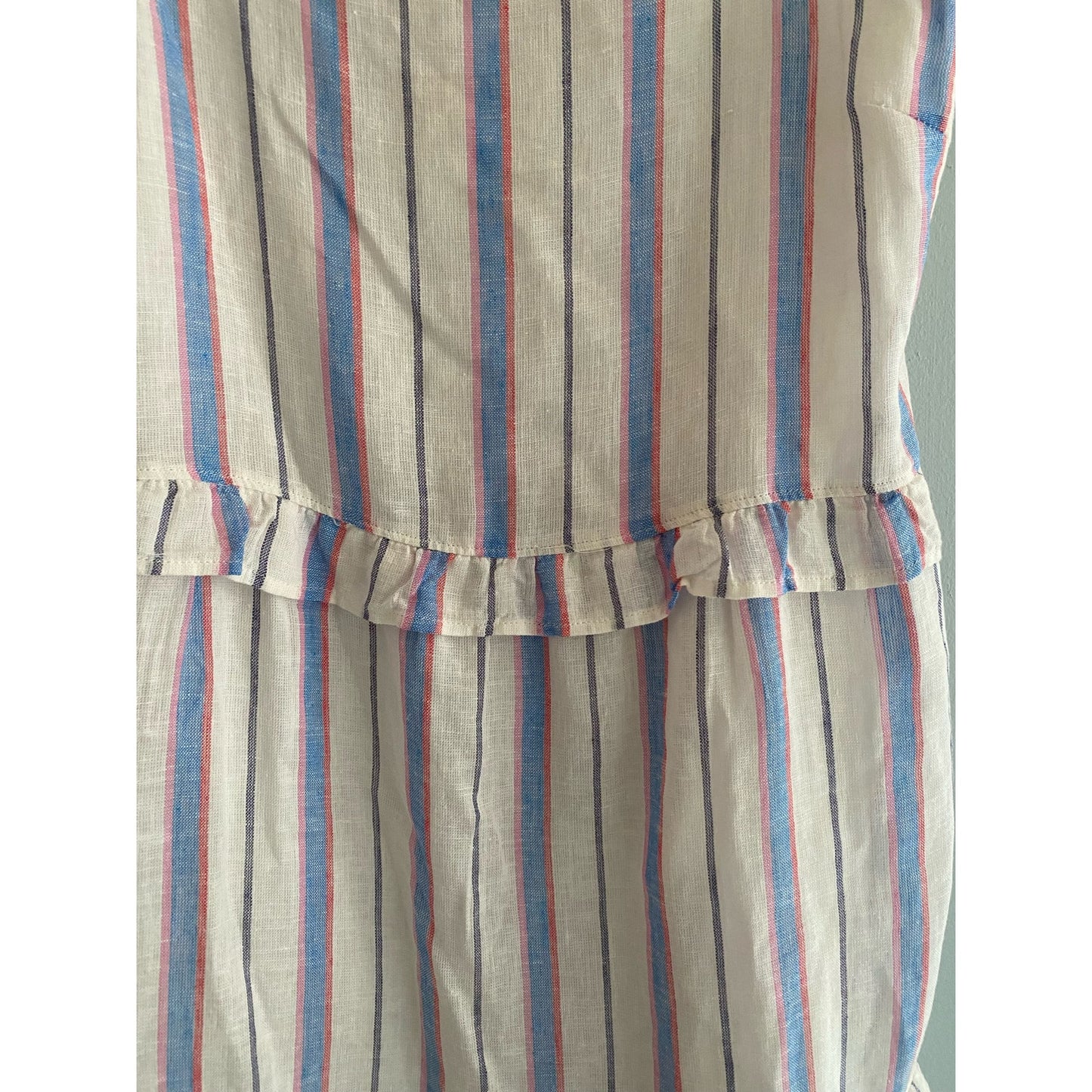 NWT Rails Sandy Dress Tahiti Stripe Tiered Ruffles Size S