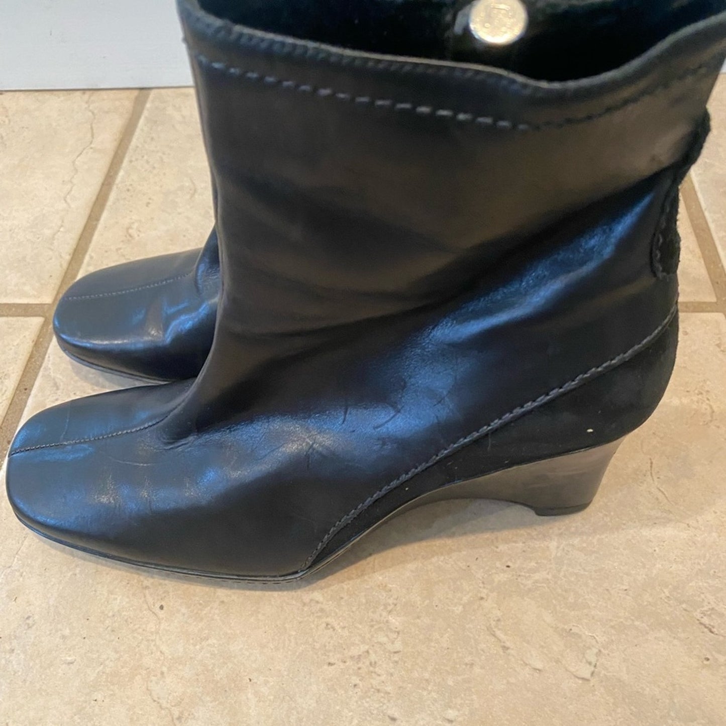 Women’s Rockport Leather Boots Size 7.5