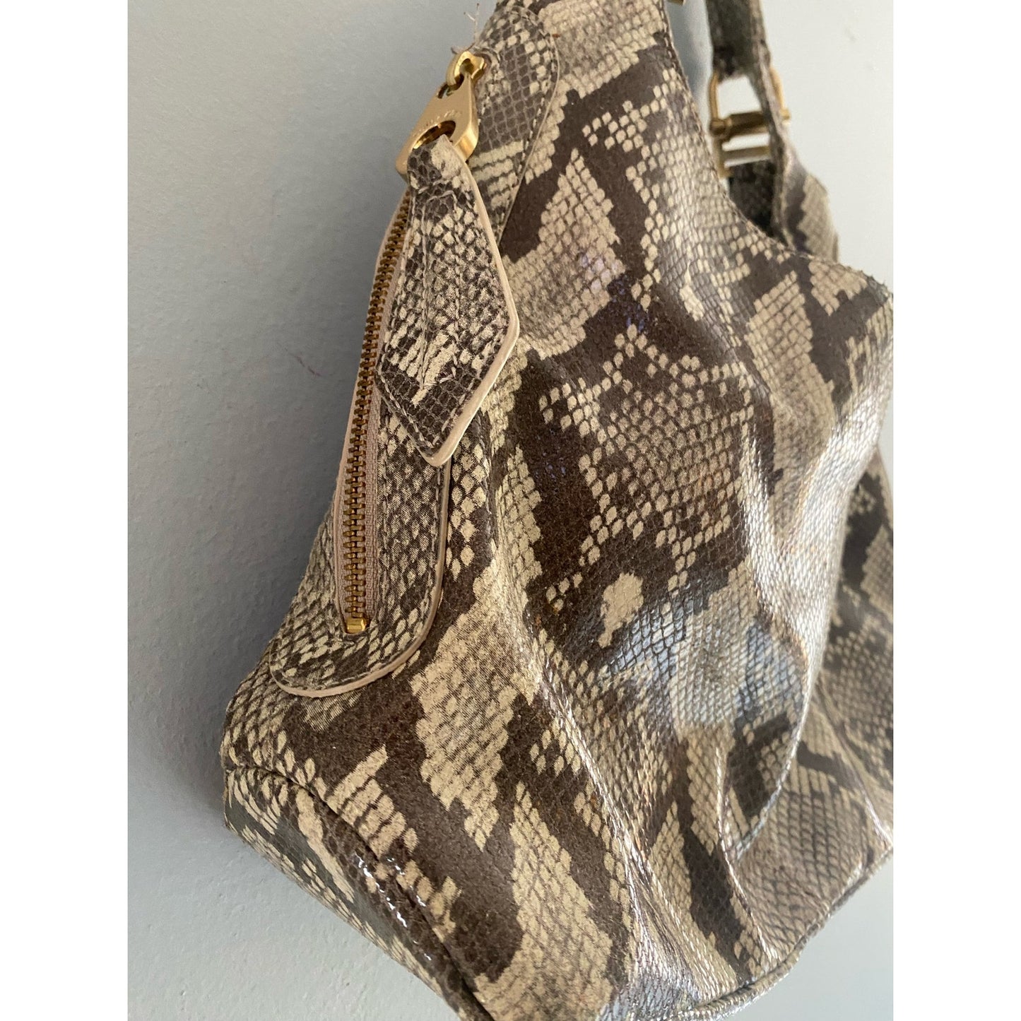 Calvin Klein Snakeskin Print Bag