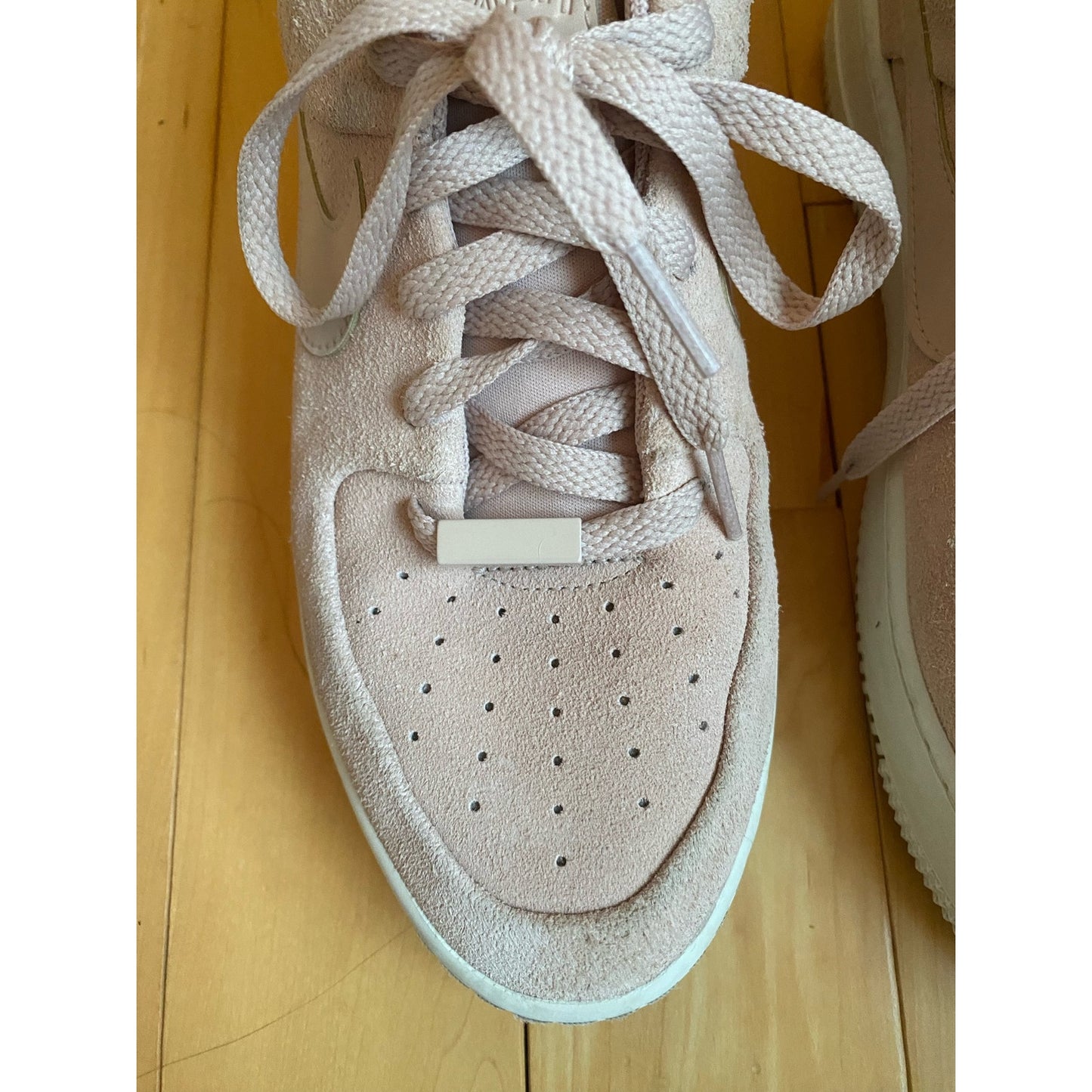 Nike Women's Air Force 1 Sage Shoes Light Pink Size 9.5