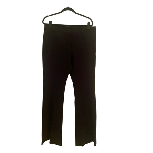 Theory Black Twill Wide Leg Pants Size 12