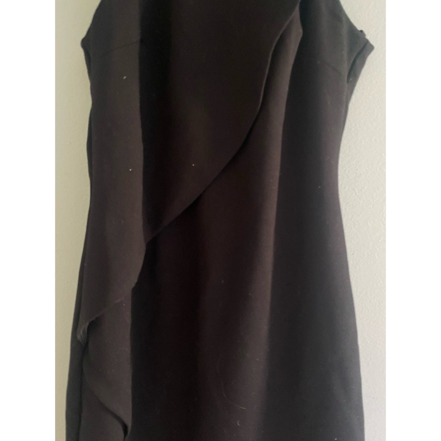 Bailey 44 Black Mock Neck Draped Dress Size XS