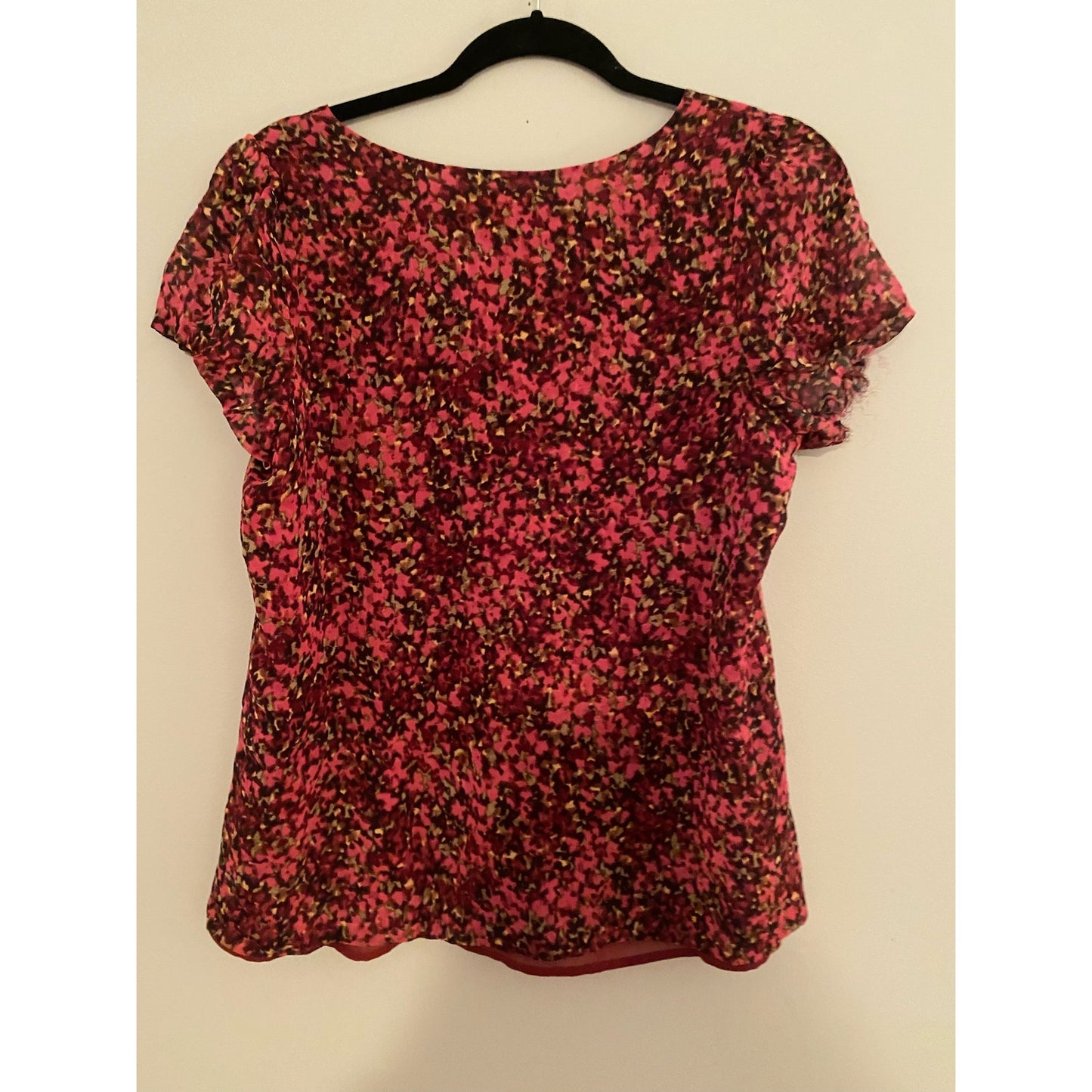 J. Crew Floral Print Blouse Size M