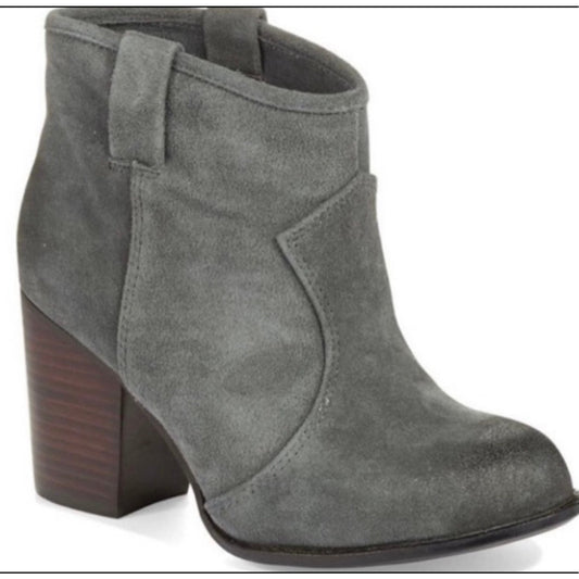 Splendid Lakota Gray Suede Booties Size 6