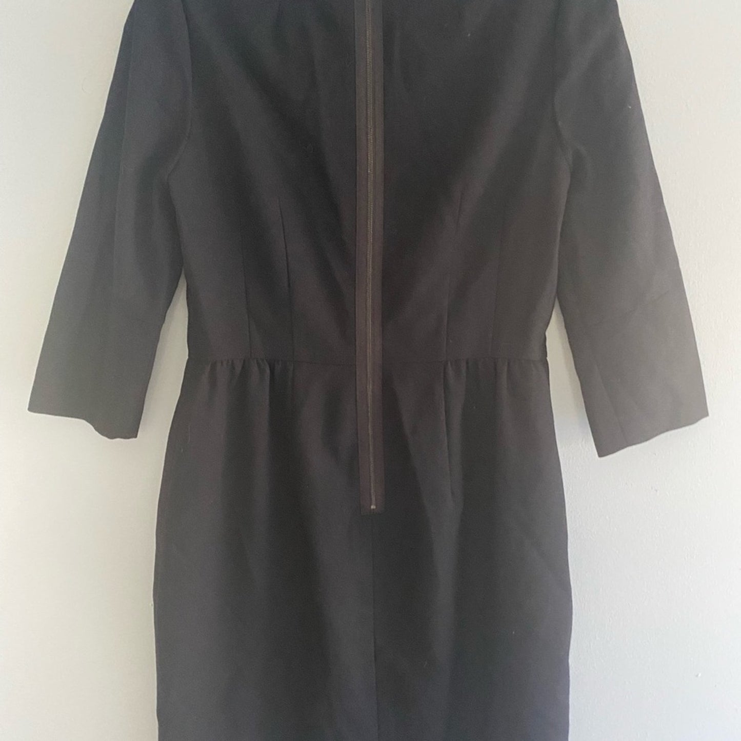 J Crew Black Crepe Dress Size 6