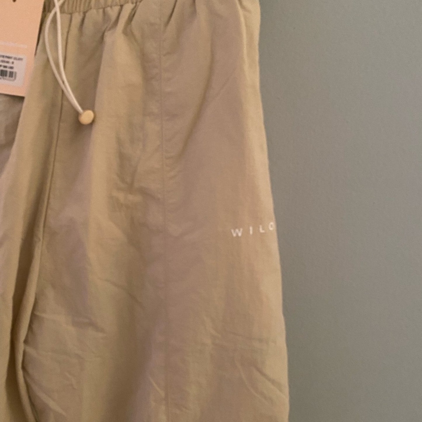 NWT WILO The Label Parachute Pants In Clay Size S