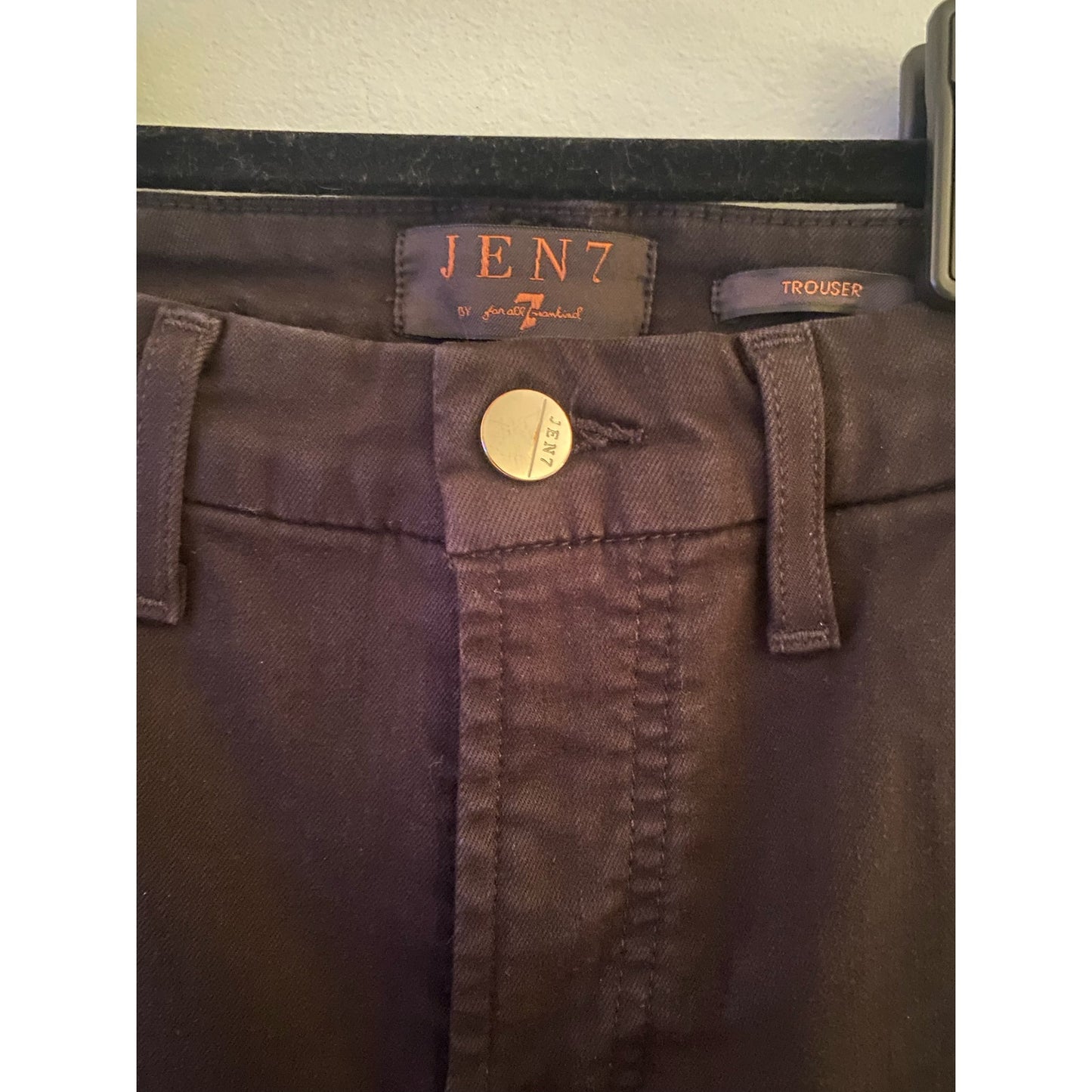 Jen 7 By 7 For All Mankind Black Pants Size 00