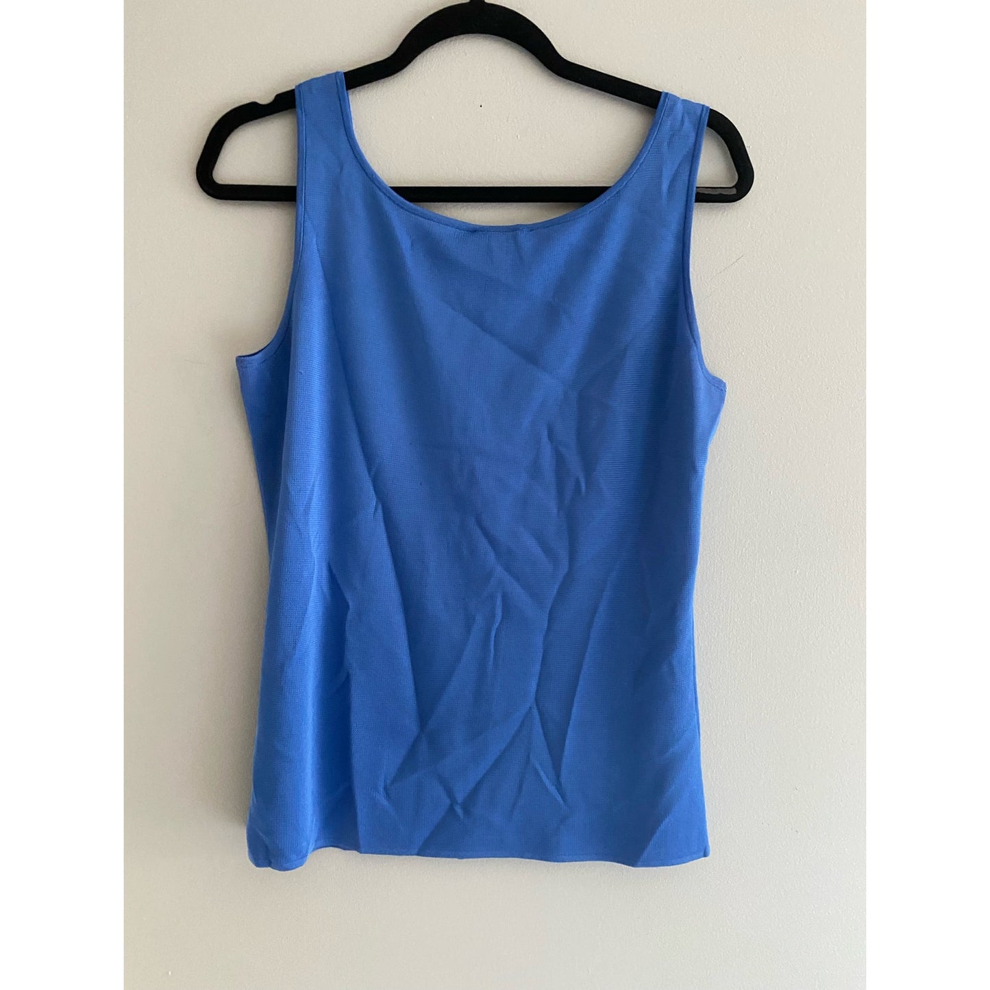 St. John Rayon Blue Tank Size S