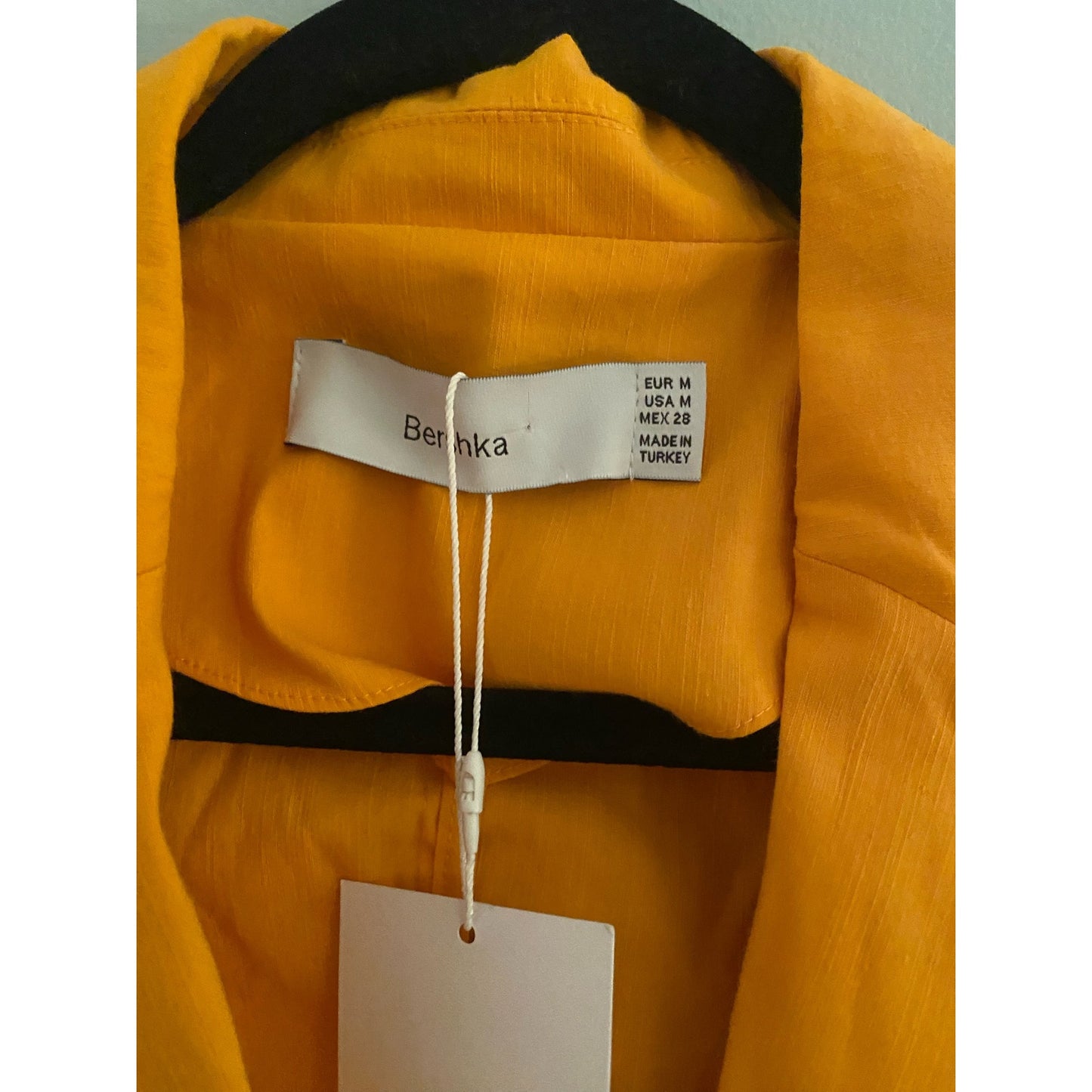 NWT Bershka Orange Cropped Top Size M