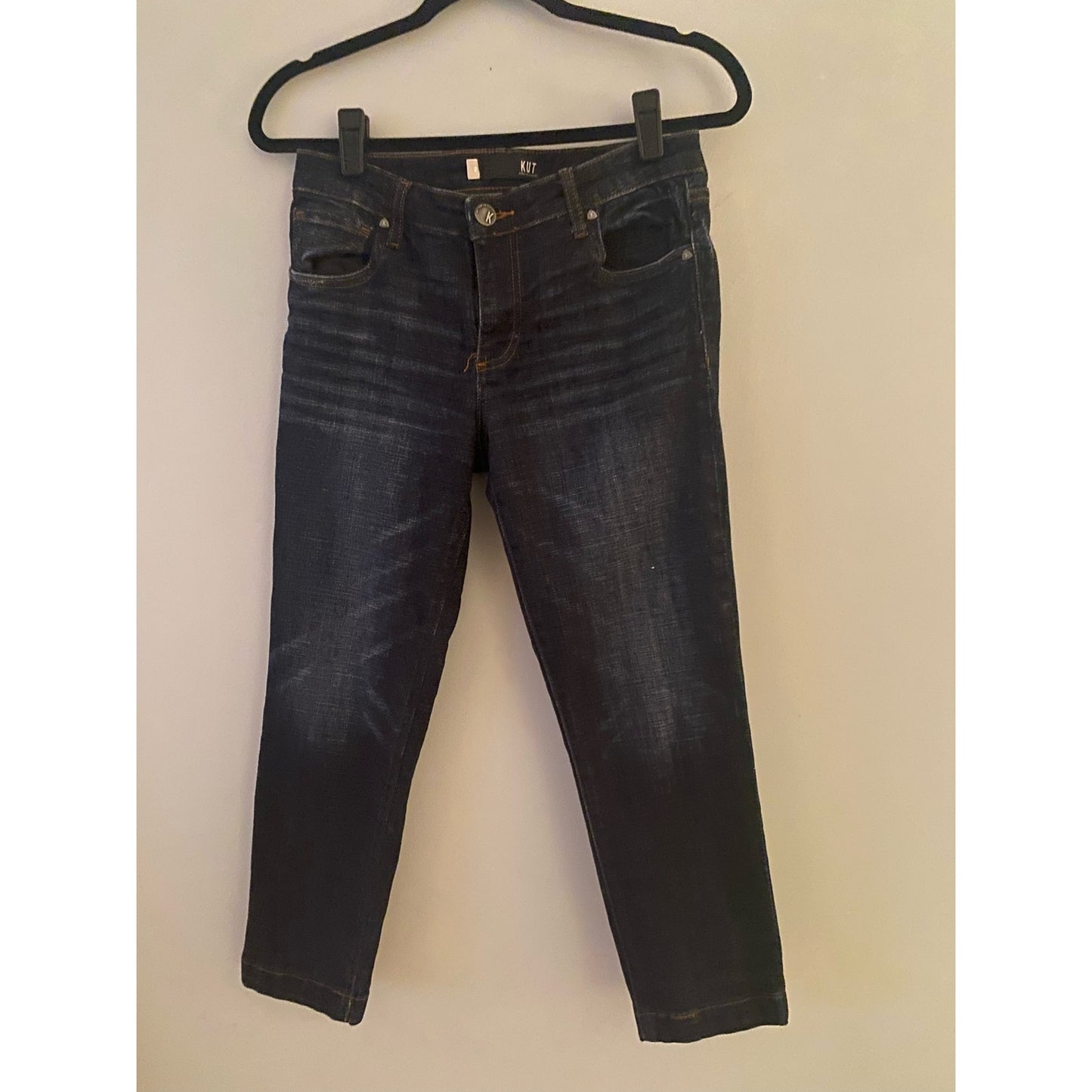 NWOT Kut From The Cloth Lauren Crop Straight Leg Jeans Size 2