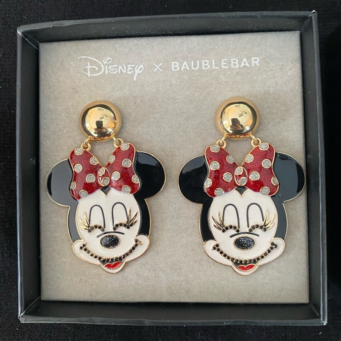 NIB Minnie Mouse Disney X Baublebar Earrings