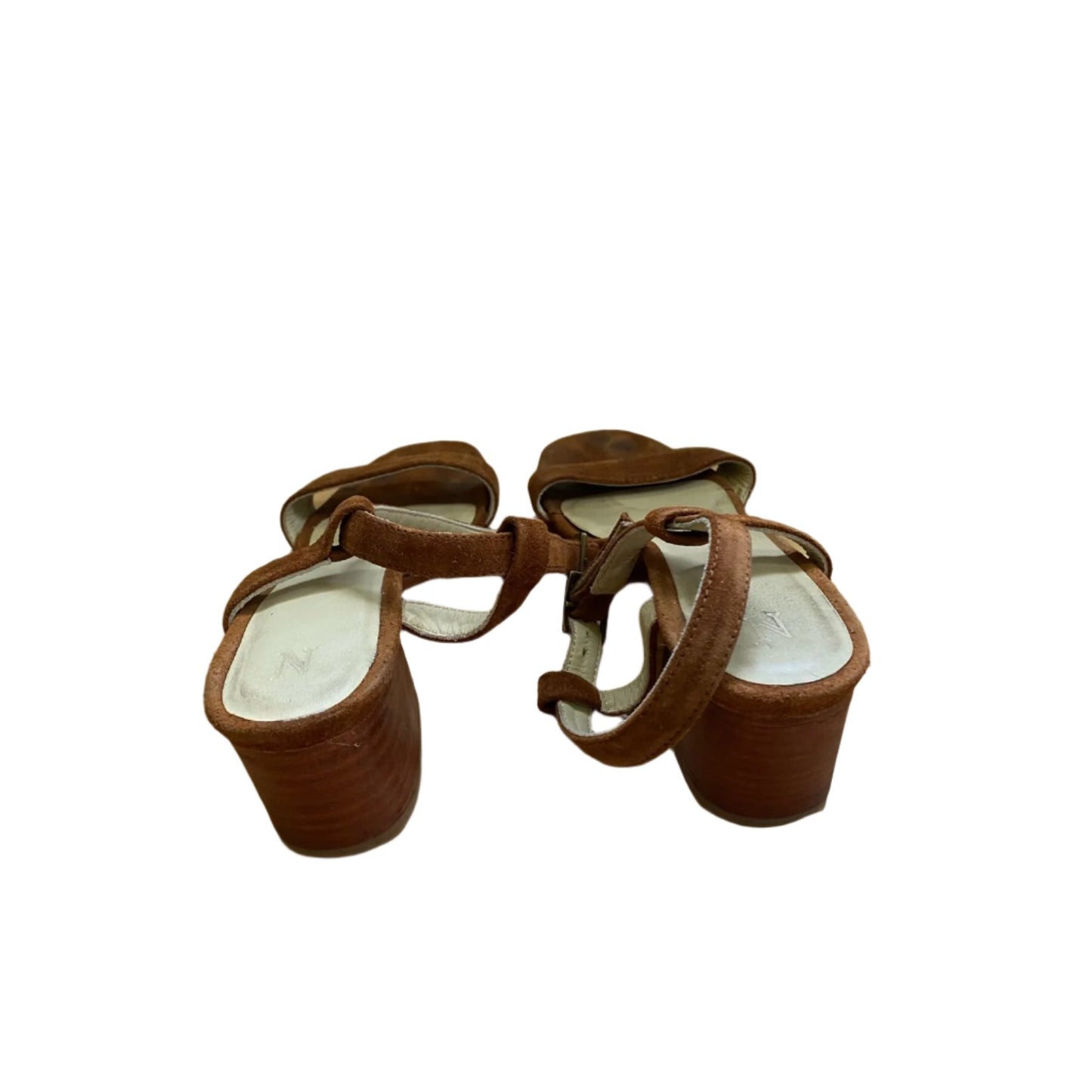 Nisola Brown Suede Sandals Size 7