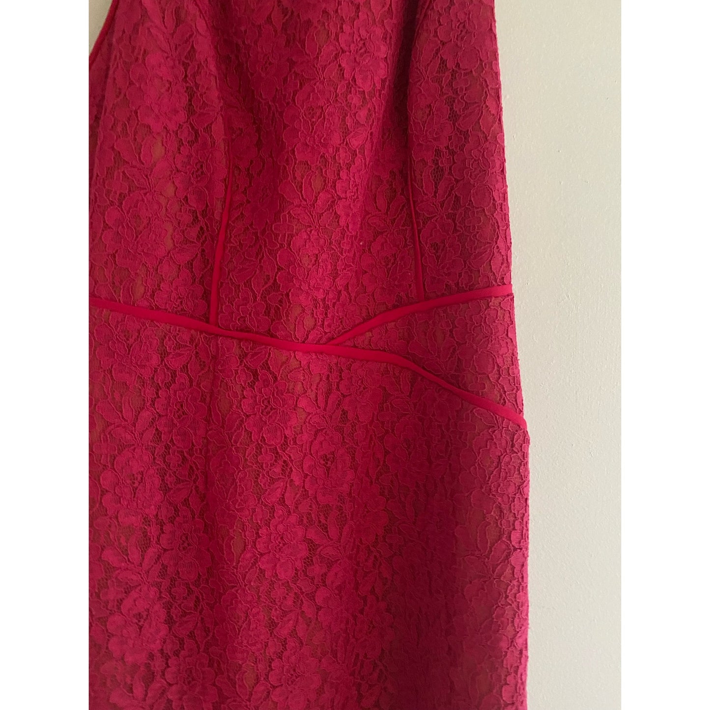 BCBG Max Azria Tenya Pink Lace Dress Size 0