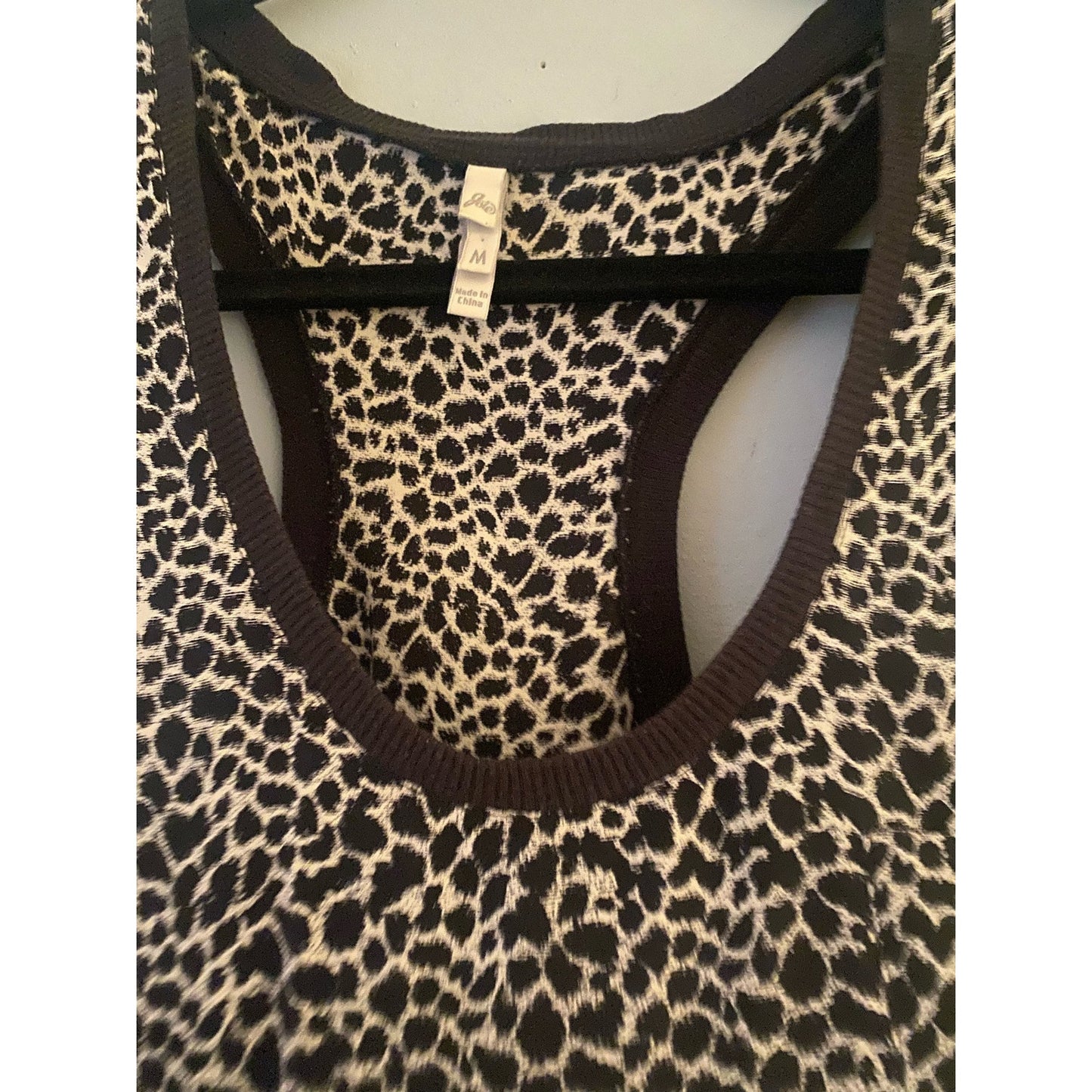 Joie Animal Print Silk Tank Size M