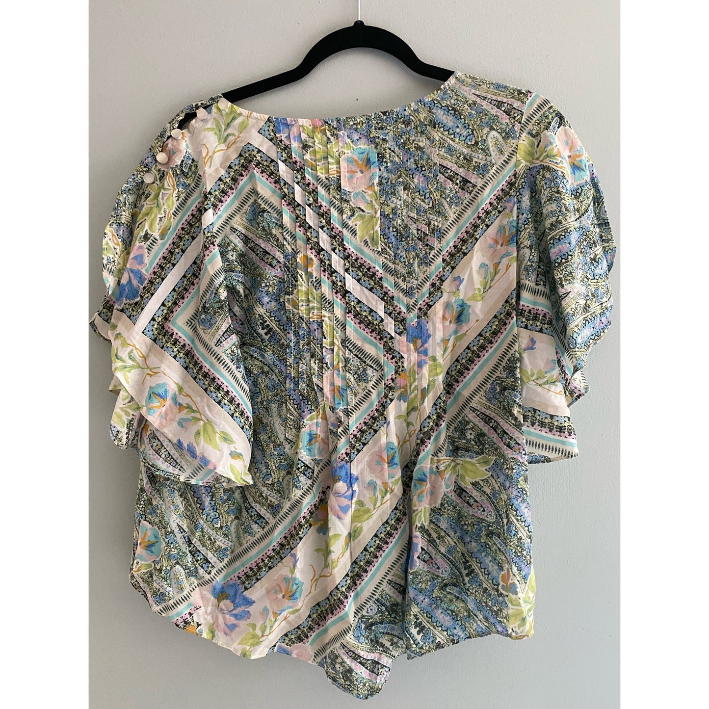 Maeve Maya flutter sleeve blouse Size 0