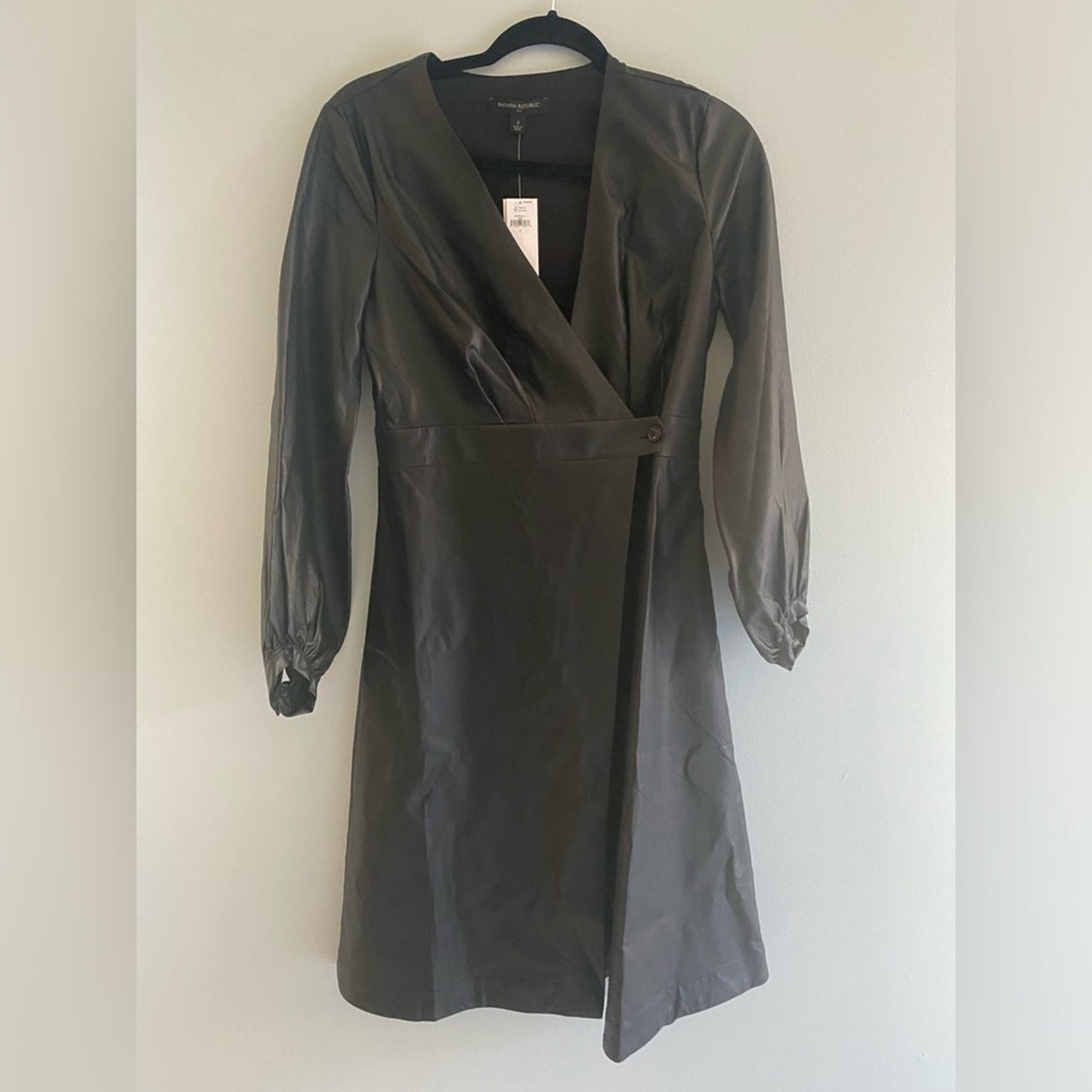 NWT Banana Republic Vegan Leather Dress Size 2