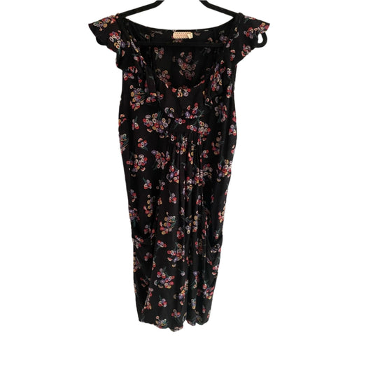 Pins and Needles Urban Outfitters Black Floral Dress Size S