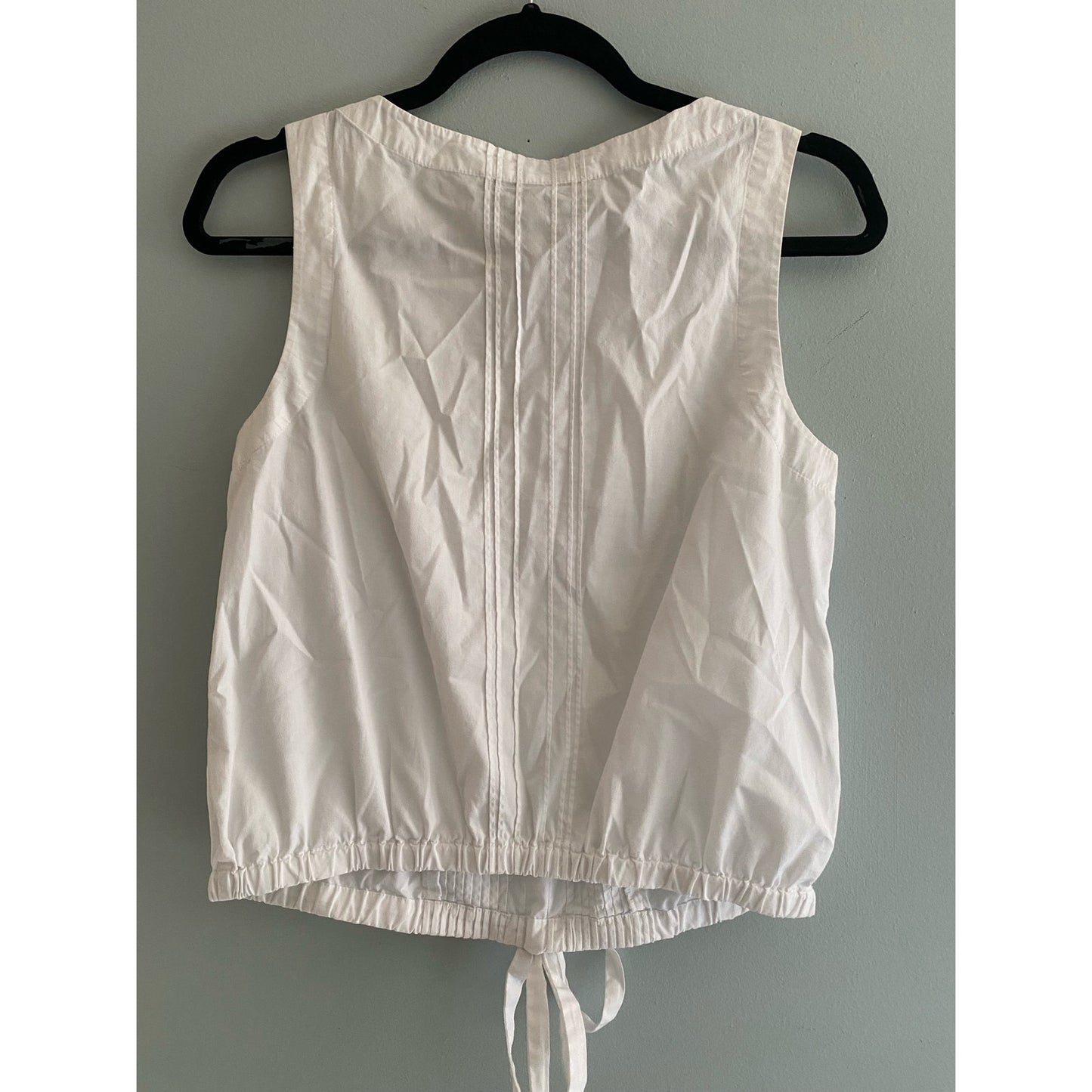 Trina Turk White Cotton Sleeveless Top Size XS