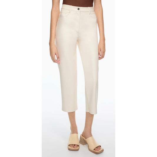 Aritzia Wilfred The Melina Cropped Vegan Leather Pants Size 4