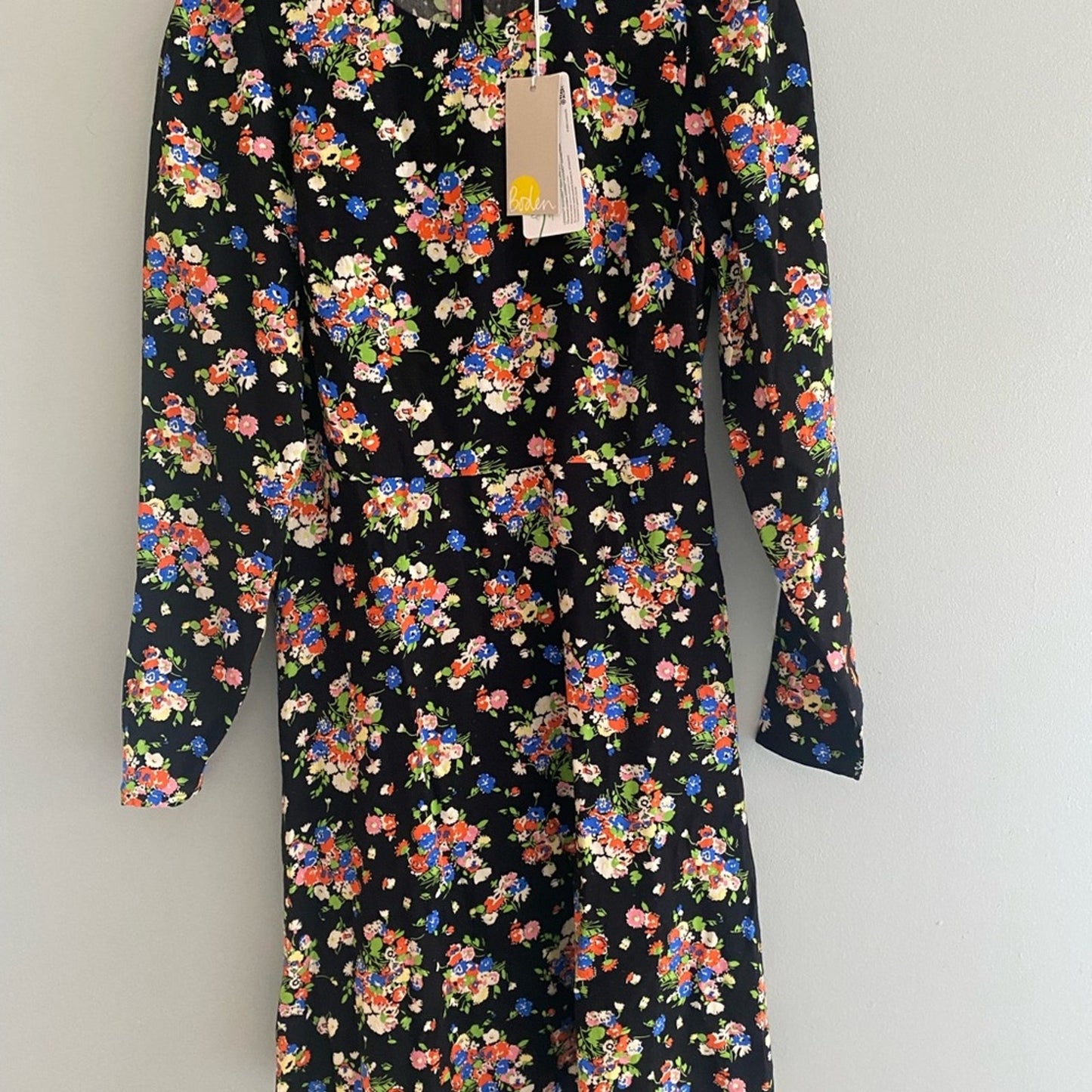 NWT Boden Crew Neck Fit-and-Flare Dress Size 2