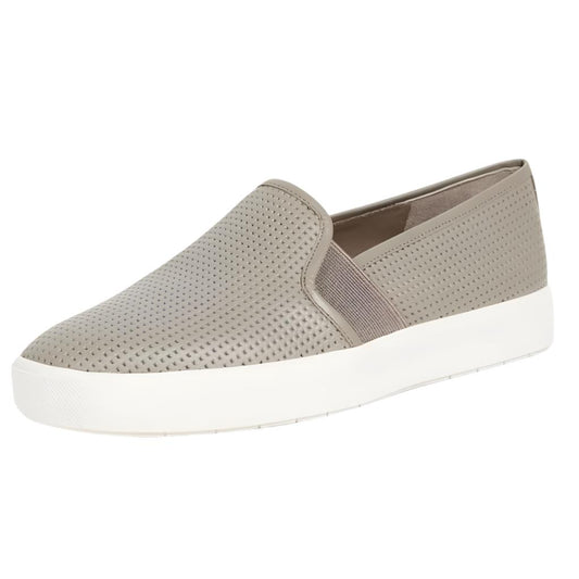 Vince Blair Perforated Leather Slip-On Sneakers