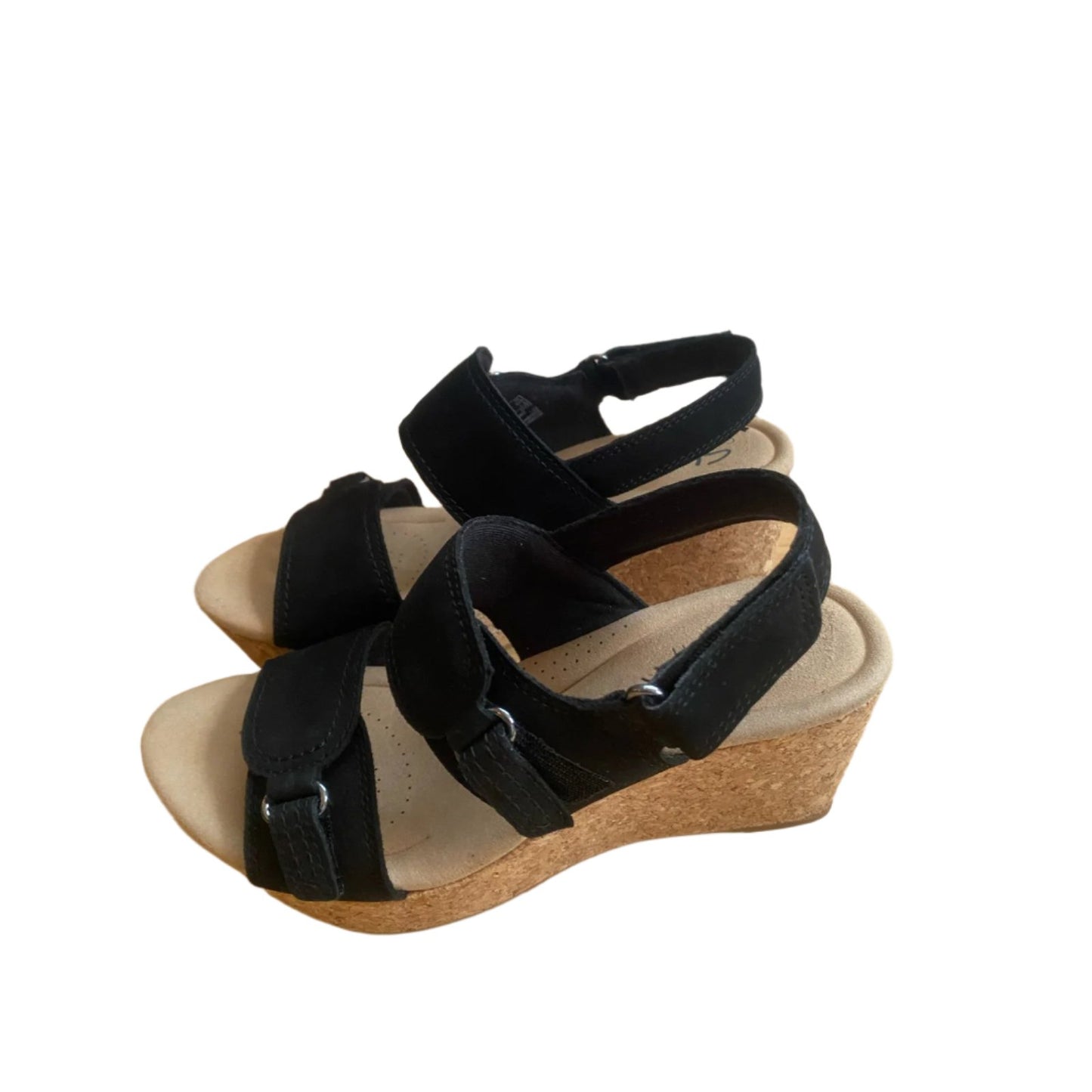 Clarks Collection Black Sandals Size 6