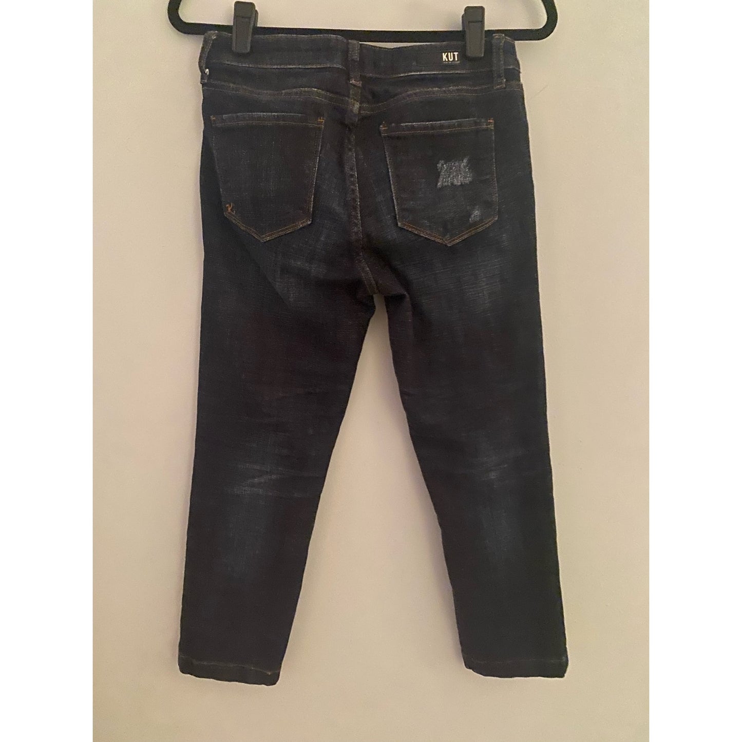 NWOT Kut From The Cloth Lauren Crop Straight Leg Jeans Size 2